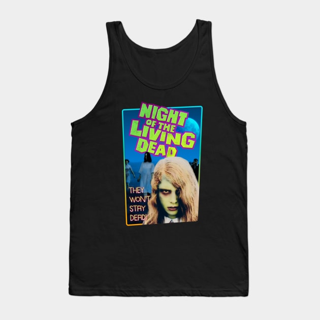 Night Of The Living Dead Tank Top by Rosado